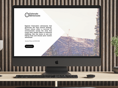 Colorado Adventures applepencil logo web web design website builder website design