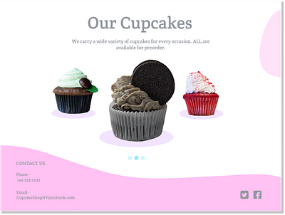 Cupcake Shop Two app design baking cupcakes design designer figma figma design fun photoshop ui