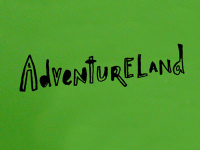 Adventureland logo refusé spotco type typography