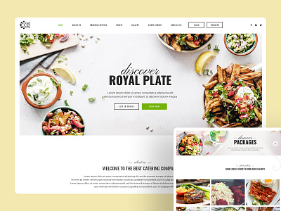 Food Industry user interface and experience (UI/UX) Design branding business color creative design inspiration ui