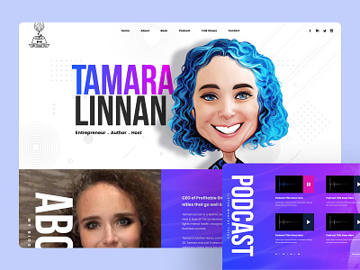 Personal Branding user interface and experience (UI/UX) Design branding business creative design illustration inspiration ui ux