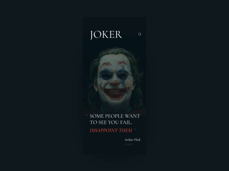 Joker interaction concept