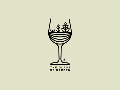 Logo | The Glass Of Garden 2 branding identity logo logotype minimal plant