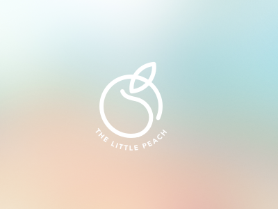 Logo | The Little Peach branding food identity logo logotype minimal