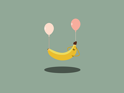 Illustration | Chillin' Banana illustration illustrator minimal vector