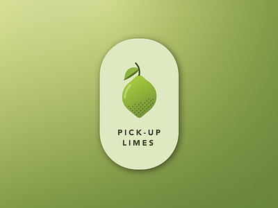 Logo | Pick-up Limes branding food identity logo logotype minimal vegan