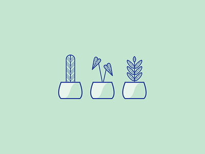 Illustration | The Little Things #1 cactus flat icon illustration isometric julie charrier minimalism plant sketchapp the little things vector