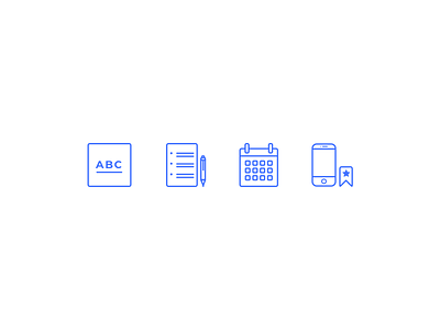 Icons | Learning set 📚 [04/30] daily creative challenge flat icon illustration isometric julie charrier learn minimalism sketchapp vector