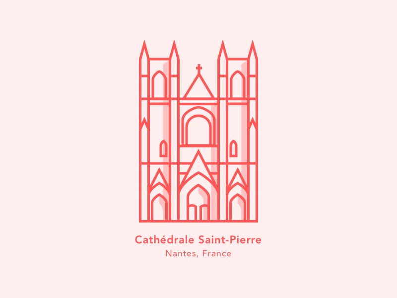 Cathedrale st pierre dribbble