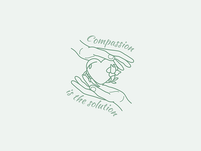 Illustration | Clothing brand 👕 clothing compassion flat flower graphic hand heart illustration julie charrier minimal rose sketchapp tatoo vector vegan