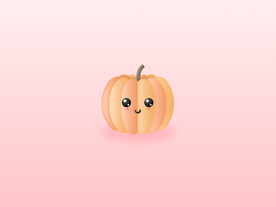 Illustration | Pumpkin character food halloween illustration julie charrier minimal pumpkin sketchapp vector veggie