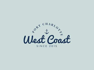 Illustration | Port Charlotte ⚓️ anchor branding fashion flat graphic harbor illustration julie charrier minimal ocean sketchapp vector westcoast