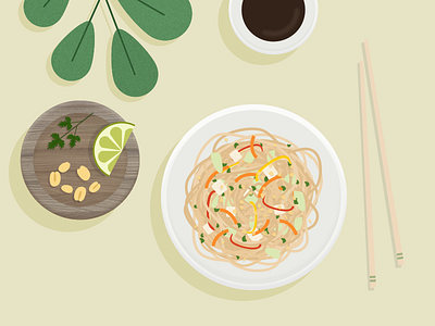 Illustration | Pad thaï 🍲