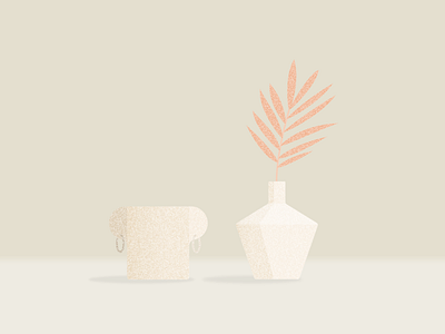 Illustration | Ceramics 02 🍶 ceramics collaboration flat illustration julie charrier minimal plant sketchapp tableware ui vector