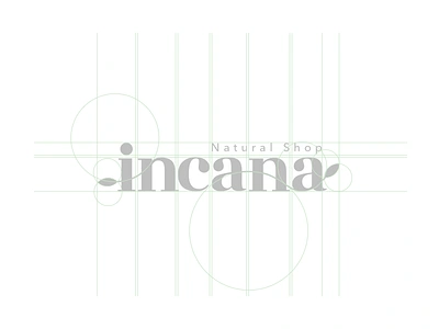 Logo | Incana (construction) 📐 brand branding flat grid illustration incana julie charrier logo logotype minimal sketchapp ui vector