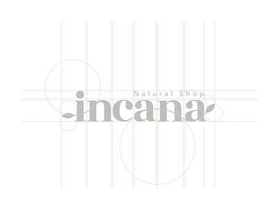 Logo | Incana (construction) 📐 brand branding flat grid illustration incana julie charrier logo logotype minimal sketchapp ui vector