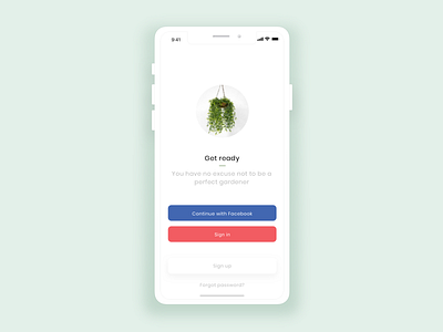 App | Plant Keeper (details) 🌿 app concept app design clean gardening illustration ios iphone julie charrier minimal plant sketchapp ui vector