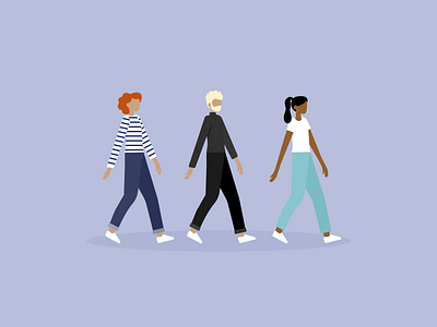 Illustration | People character diversity flat illustration julie charrier minimal people sketchapp team ui vector