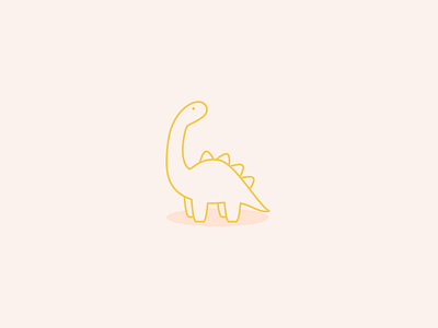 Illustration | Little Dinosaur by Julie Charrier on Dribbble
