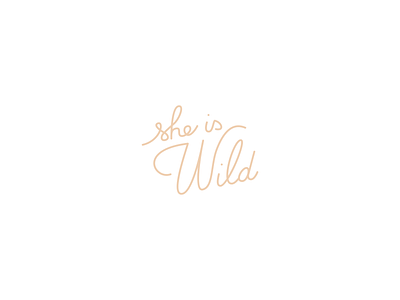 Logo | She is Wild #2