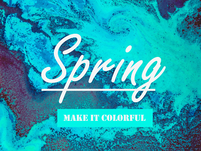 Make Spring Great Again colorful spring wallpaper