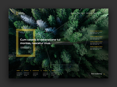 New Redesigned National Geographic Landing Page