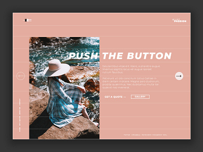 Photographer Landing Page - Web design