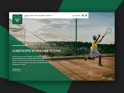 Tennis Court - Web Design