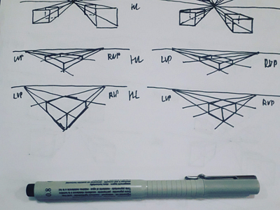 Exercise. draw drawing perspective