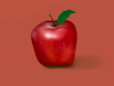 Apple Still life apple illustration procreate sketch