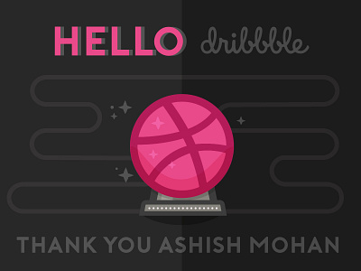 Hello Dribbble! debut design illustration illustrator