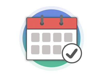 Update Your Calendars! calendar icon illustration photoshop