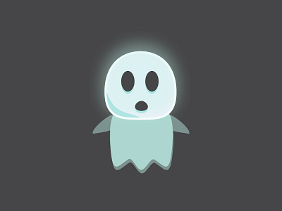 Ghost Guy character cute design ghost illustration spooky