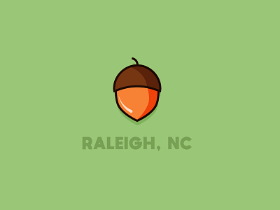 30 minute Challenge: Your favorite city. Raleigh 30 minute challenge acorn illustration north carolina playoff raleigh