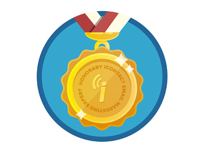 Honorary Email Expert Award achievement badge illustration illustrator reward