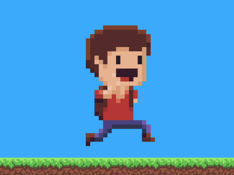 pixel run