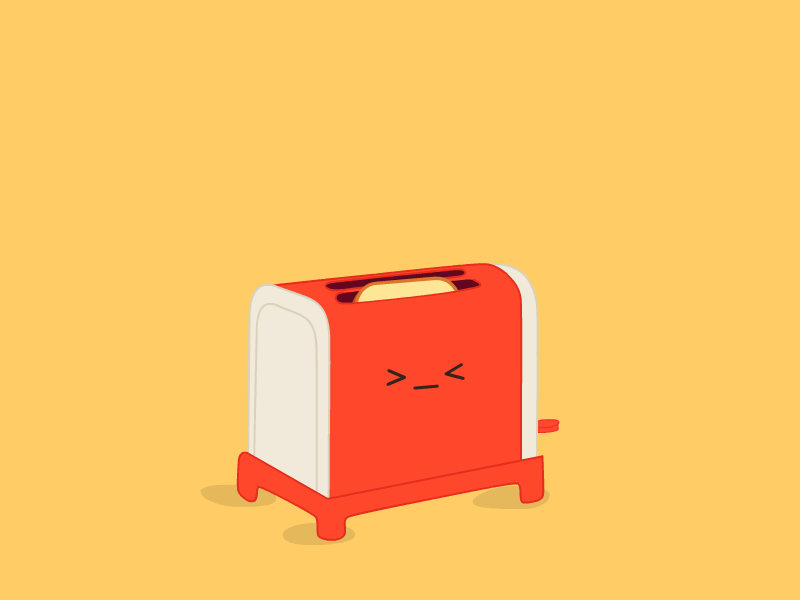 Toasted Bread animation bread