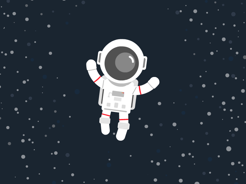 Astronauta animation space