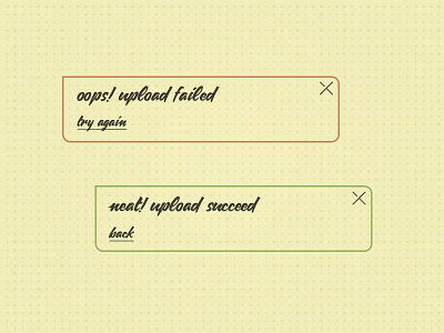 Flash Message (Daily UI #011) 011 daily ui dailyui desktop design flash message retro ui ui challenge