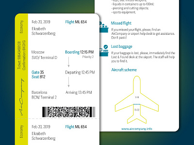 Boarding Pass (Daily UI #024) 024 boarding pass daily ui dailyui flight paper ticket design travelling typography ui ui challenge ux