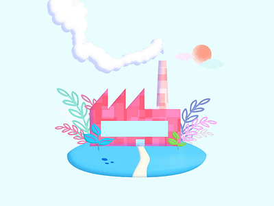 Clean Factory 2d 2d animation after effects animation design motion design shape layers vector