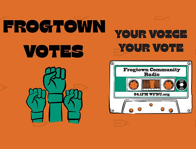 FrogTown Votes adobe illustrator apparel design design illustration t shirt design