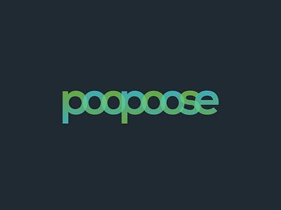 poopoose design logo poopoose