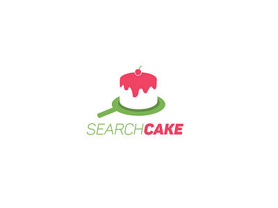 Search cake logo .