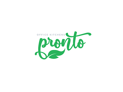 Pronto logo design kitchens logo offic pronto