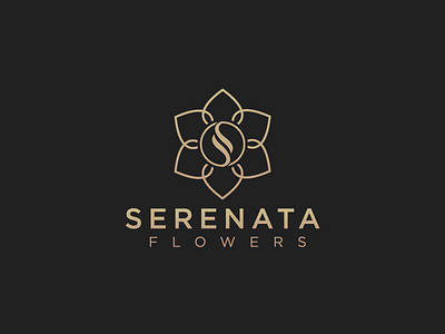 Serenata flowers beauty flowers logo serenata