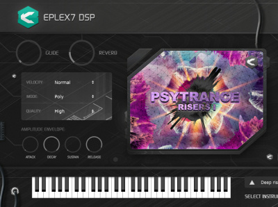 Psytrance Risers 1 plug-in instrument dark psy dark psytrance development dubstep knobs minimal music producer production programming psycore psytrance risers software sounds trance