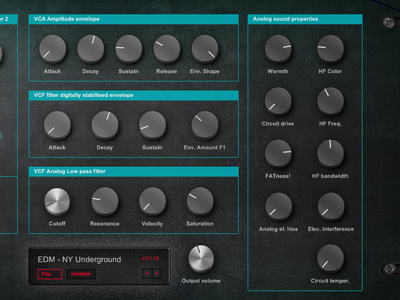 Analog Bass Unit N4 – EDM bassline synthesizer sound design analog circuit emulation knobs buttons deep house music dark psytrance music vst synthesizer vsti plugin electro house music techno music psytrance music music software programming music production bassline synthesizer plugin synthesizer vst plugin edm synthesizer