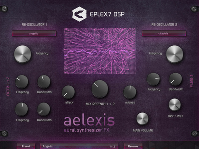 Aelexis aural vocoding futuristic synthesizer