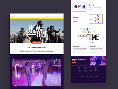 Now is your time — Eventbrite branding events marketing ux web design